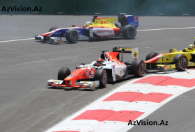 F1, GP2 teams hold pit stop trainings in Baku 